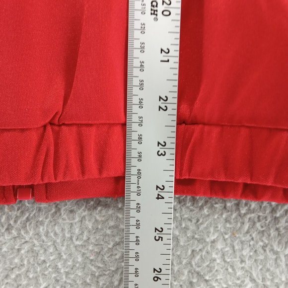 BDG Jacket Womens Small Red Vibrant Vivid Sunflower‎ Warmup Varsity Full Zip - Picture 8 of 11